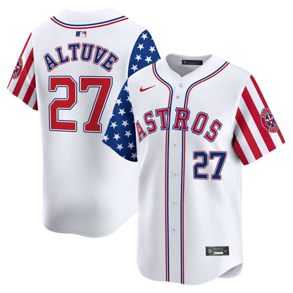 Astros 2025 Independence Day Vapor Premier Limited Jersey - All Stitched