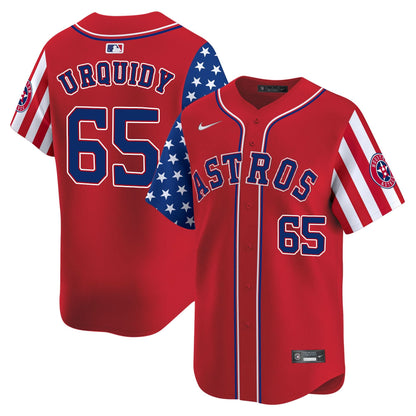 Astros 2025 Independence Day Vapor Premier Limited Jersey - All Stitched