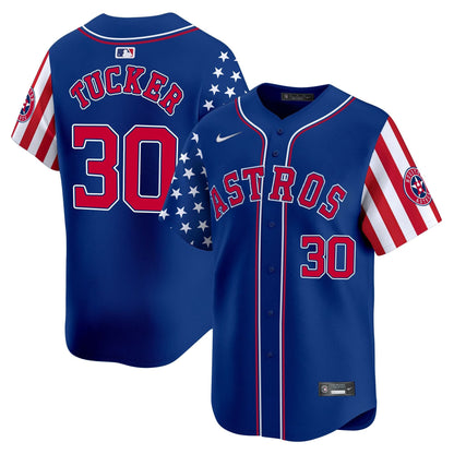 Astros 2025 Independence Day Vapor Premier Limited Jersey - All Stitched