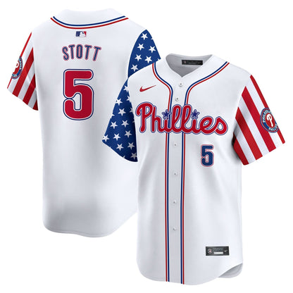 Phillies 2025 Independence Day Vapor Premier Limited Jersey - All Stitched