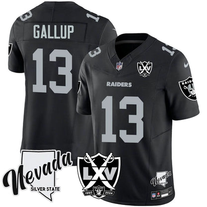 Raiders 2025 Vapor Limited Jersey - 65th Anniversary - All Stitched