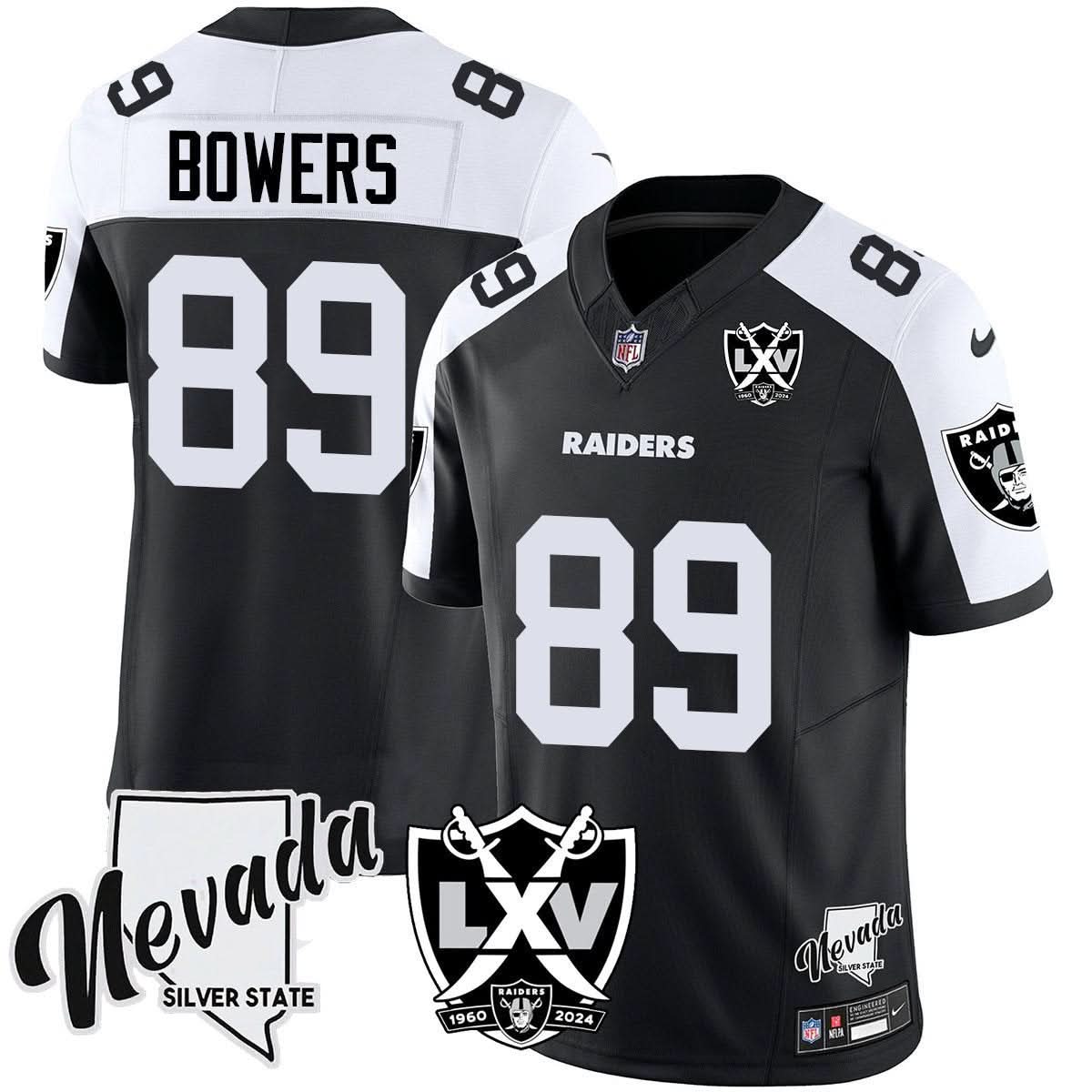 Raiders 2025 Vapor Limited Jersey - 65th Anniversary - All Stitched