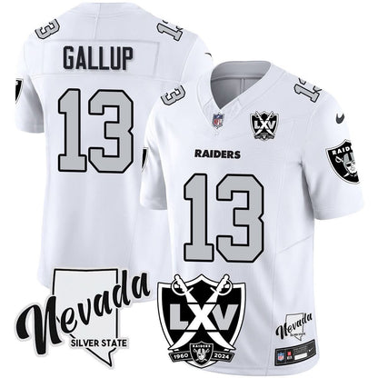 Raiders 2025 Vapor Limited Jersey - 65th Anniversary - All Stitched