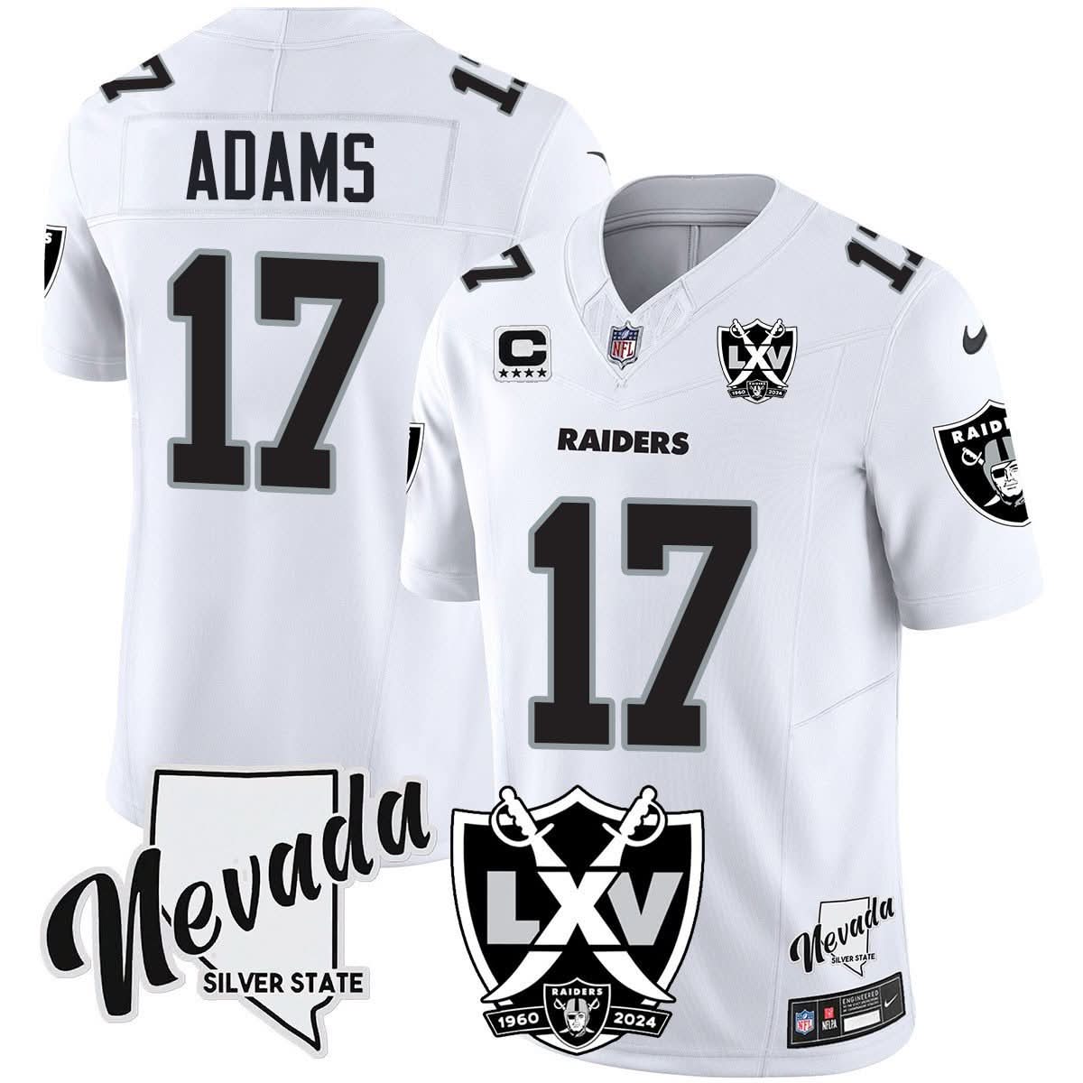 Raiders 2025 Vapor Limited Jersey - 65th Anniversary - All Stitched
