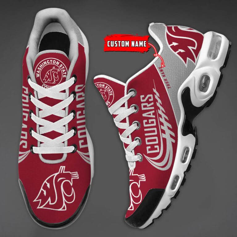 Washington State Cougars-Custom Name-TN Shoes