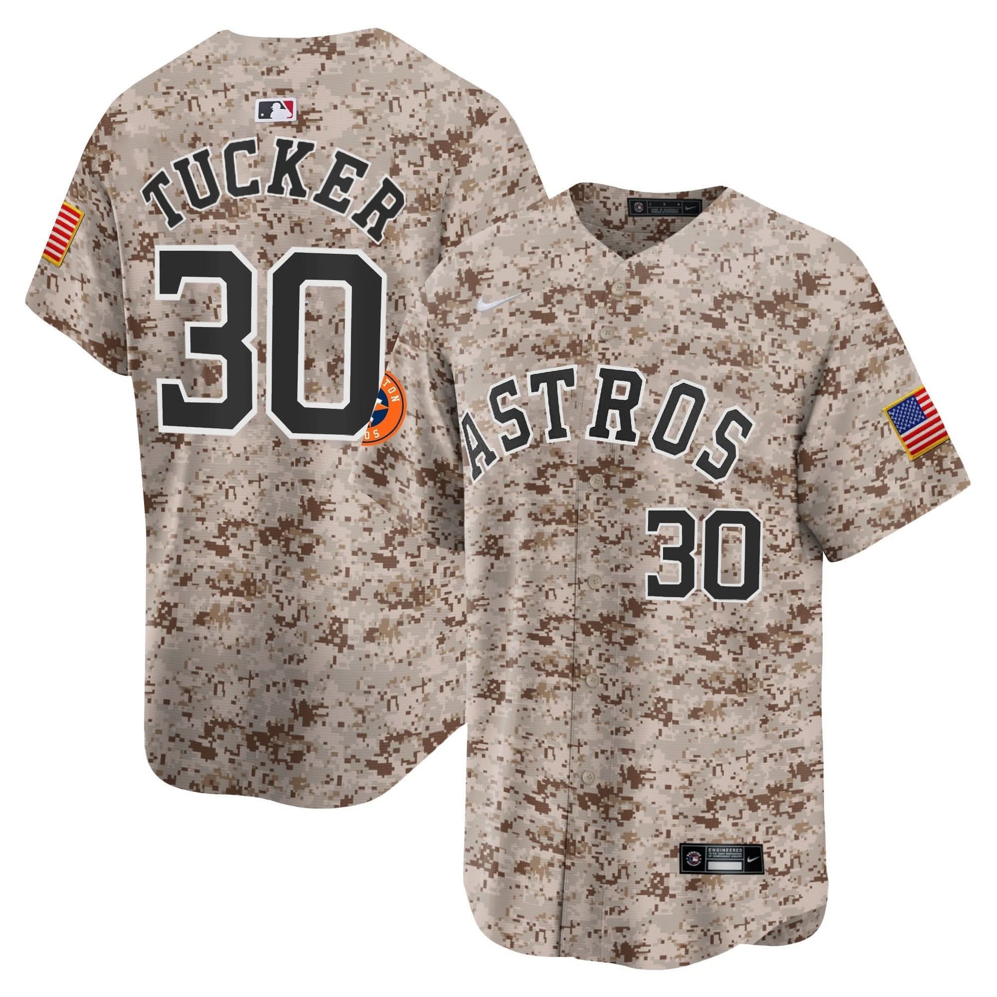 Houston Astros USMC Alternate Vapor Premier Limited Jersey - All Stitched