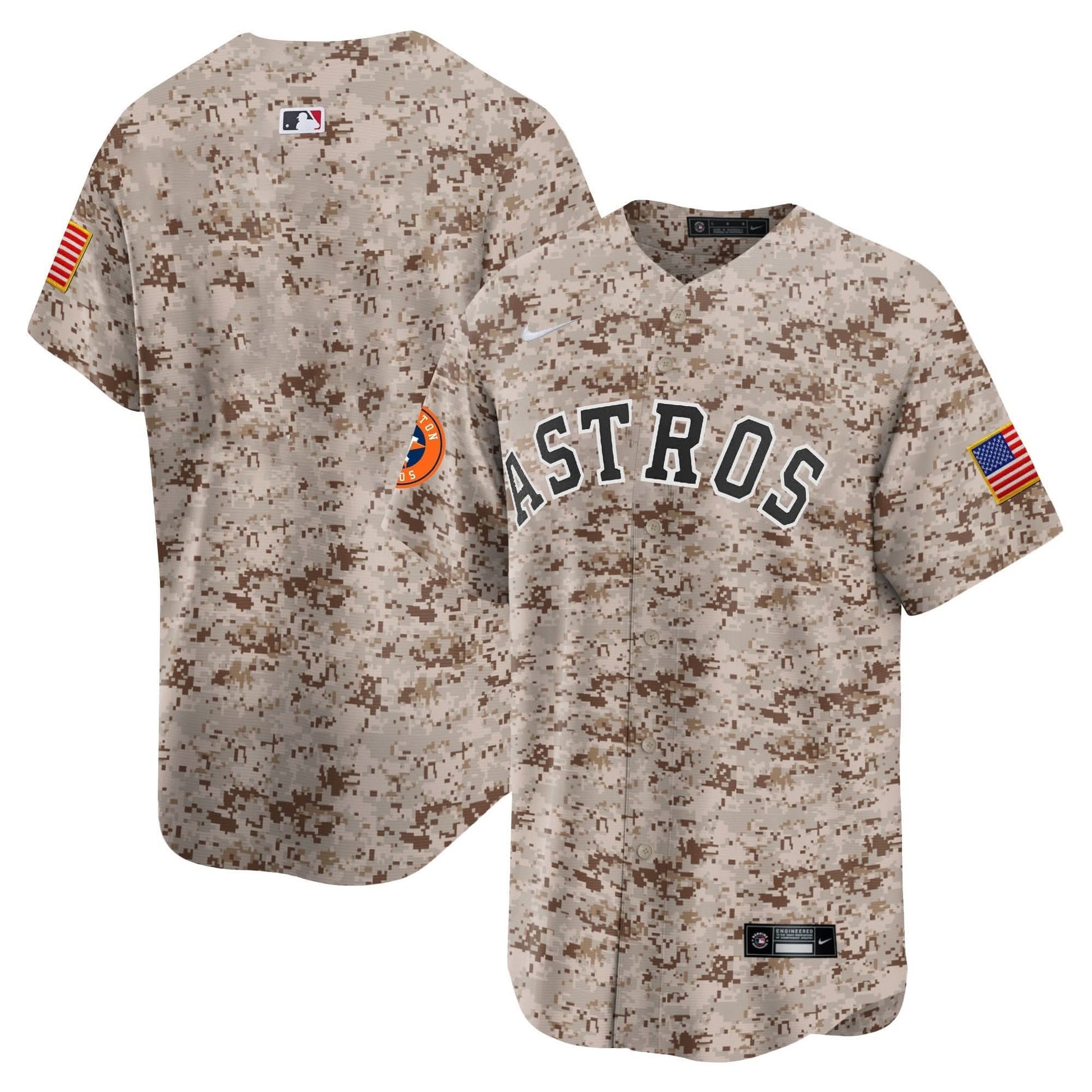 Houston Astros USMC Alternate Vapor Premier Limited Jersey - All Stitched