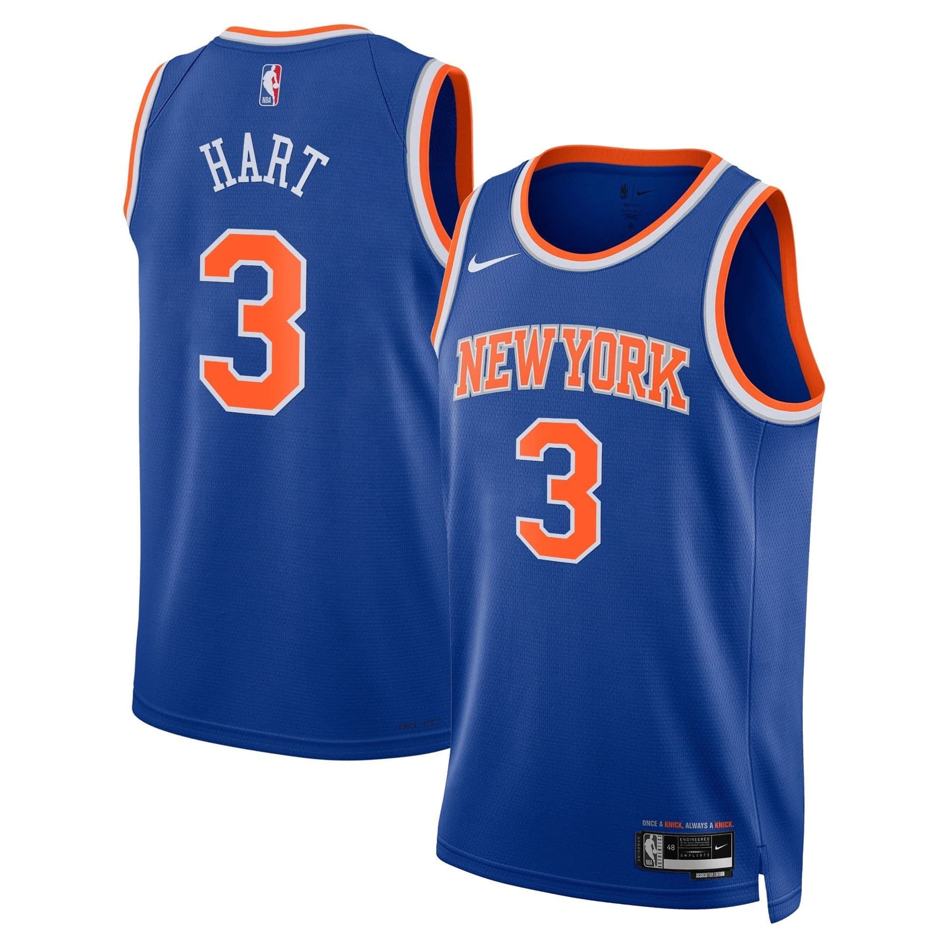 New York Knicks Swingman Jersey - All Stitched