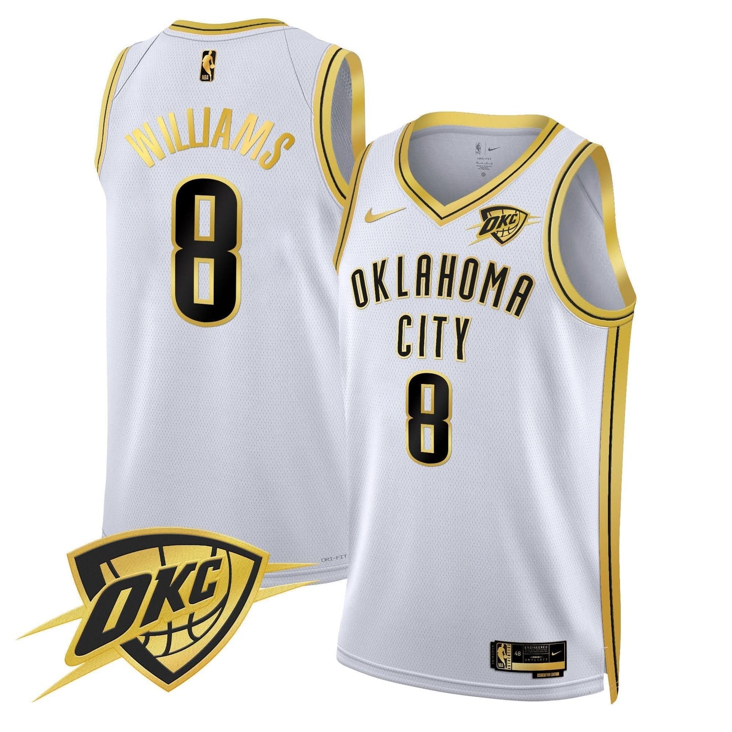 Oklahoma City Thunder Swingman Jersey V2 - All Stitched