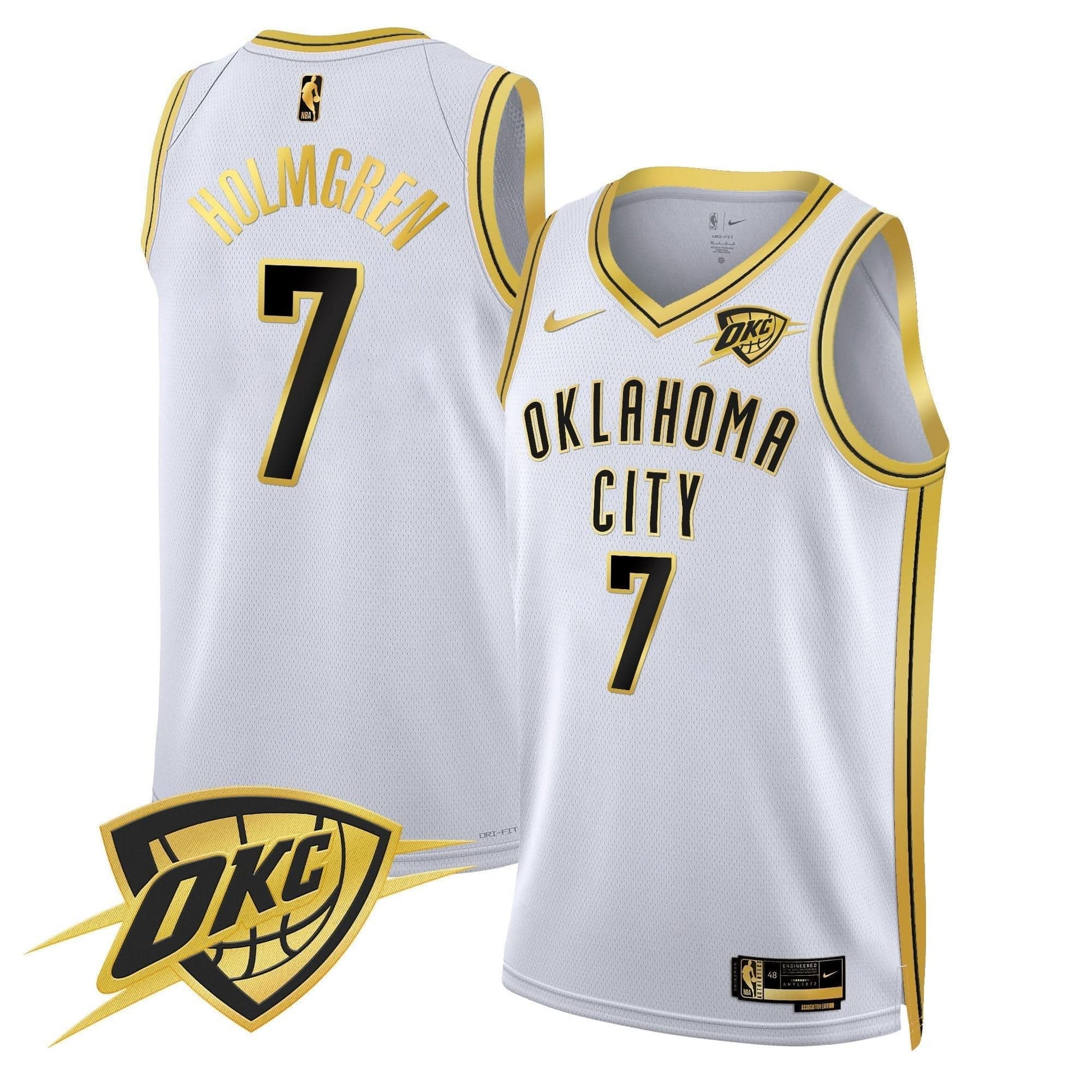 Oklahoma City Thunder Swingman Jersey V2 - All Stitched