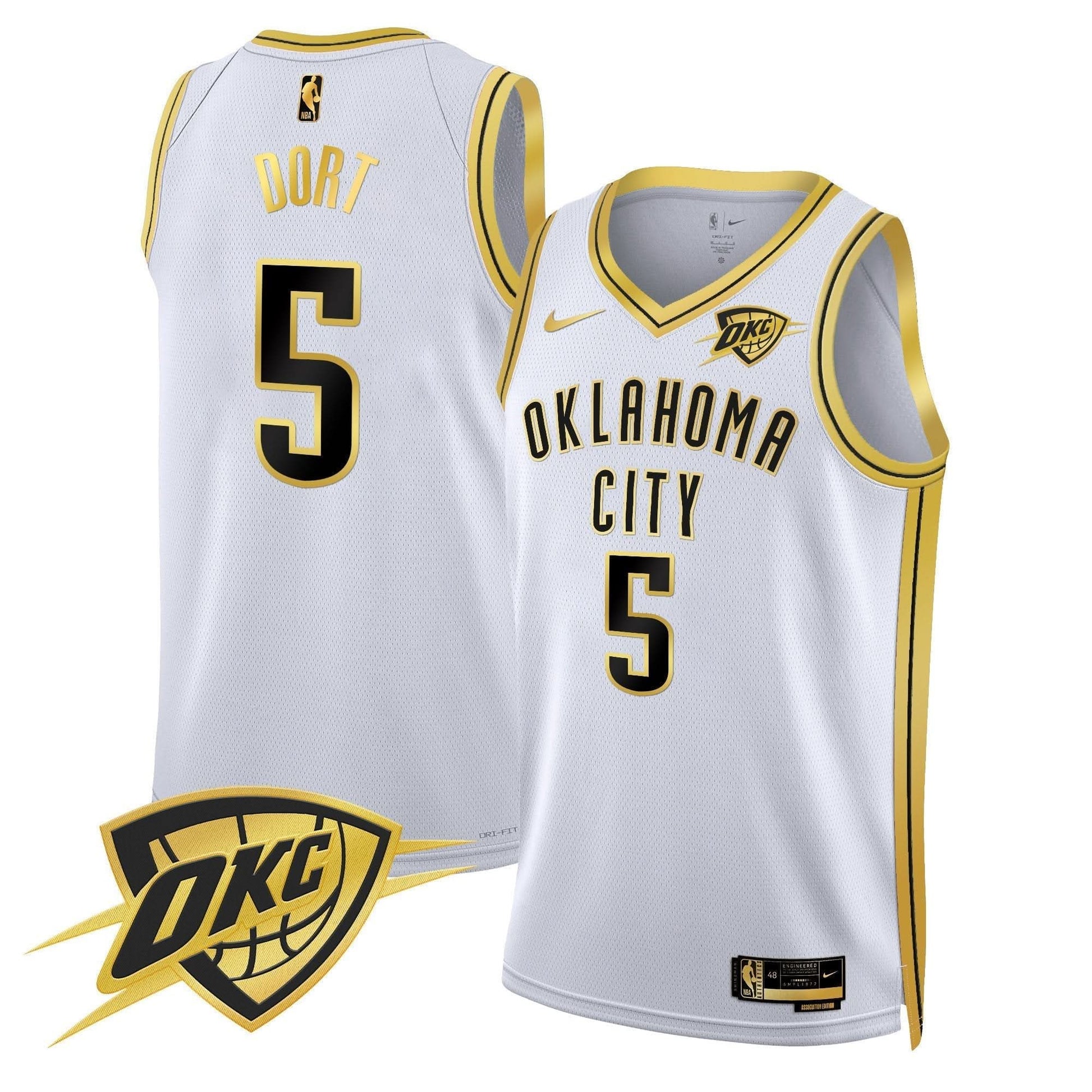 Oklahoma City Thunder Swingman Jersey V2 - All Stitched