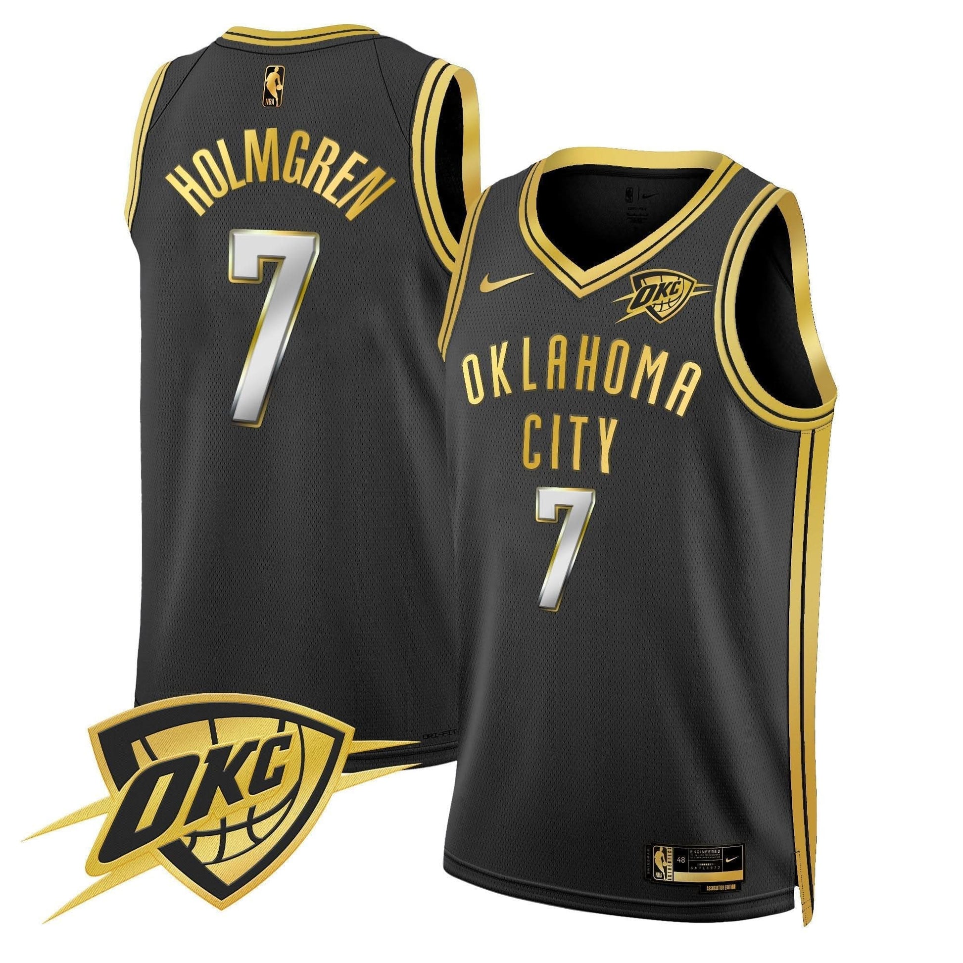 Oklahoma City Thunder Swingman Jersey V2 - All Stitched