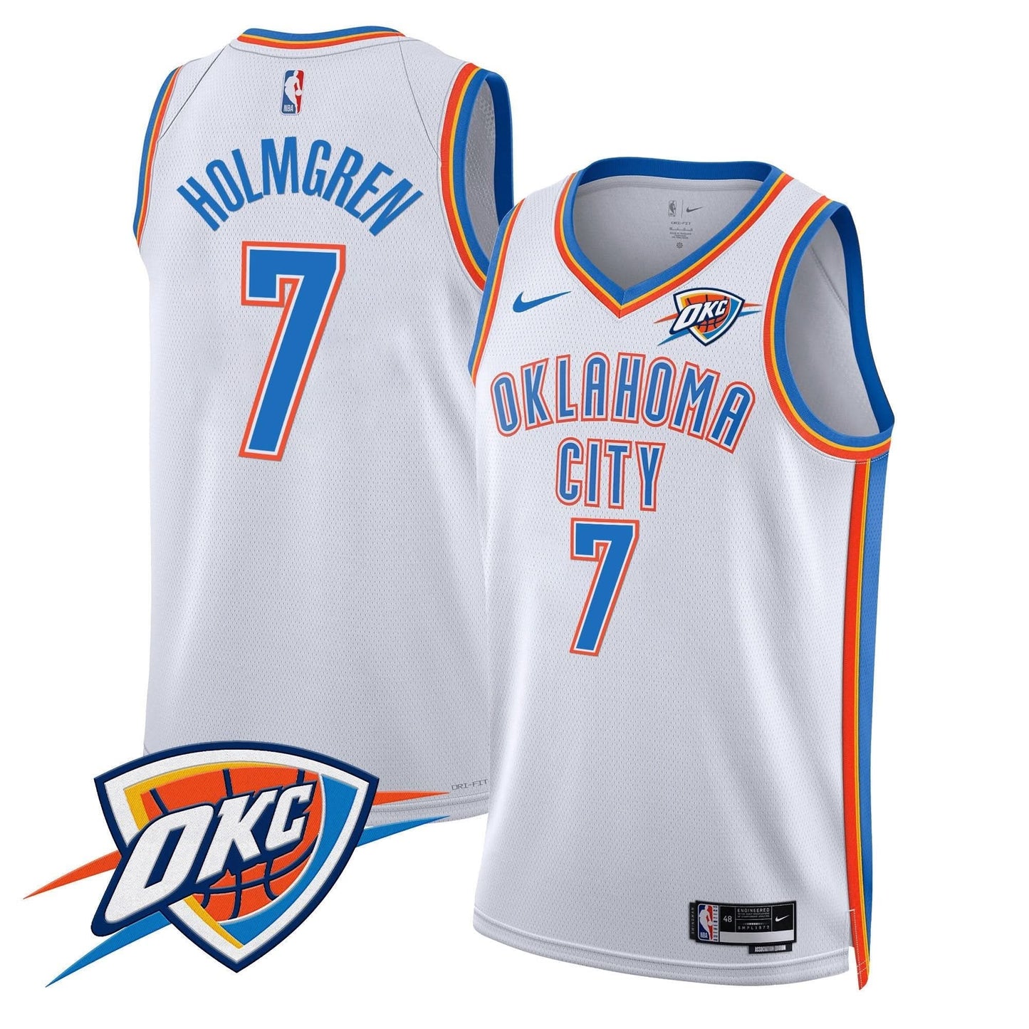 Oklahoma City Thunder Swingman Jersey V2 - All Stitched