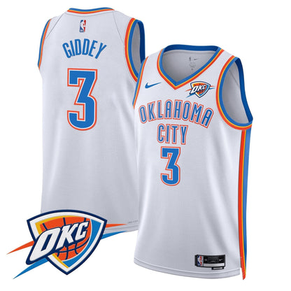 Oklahoma City Thunder Swingman Jersey V2 - All Stitched