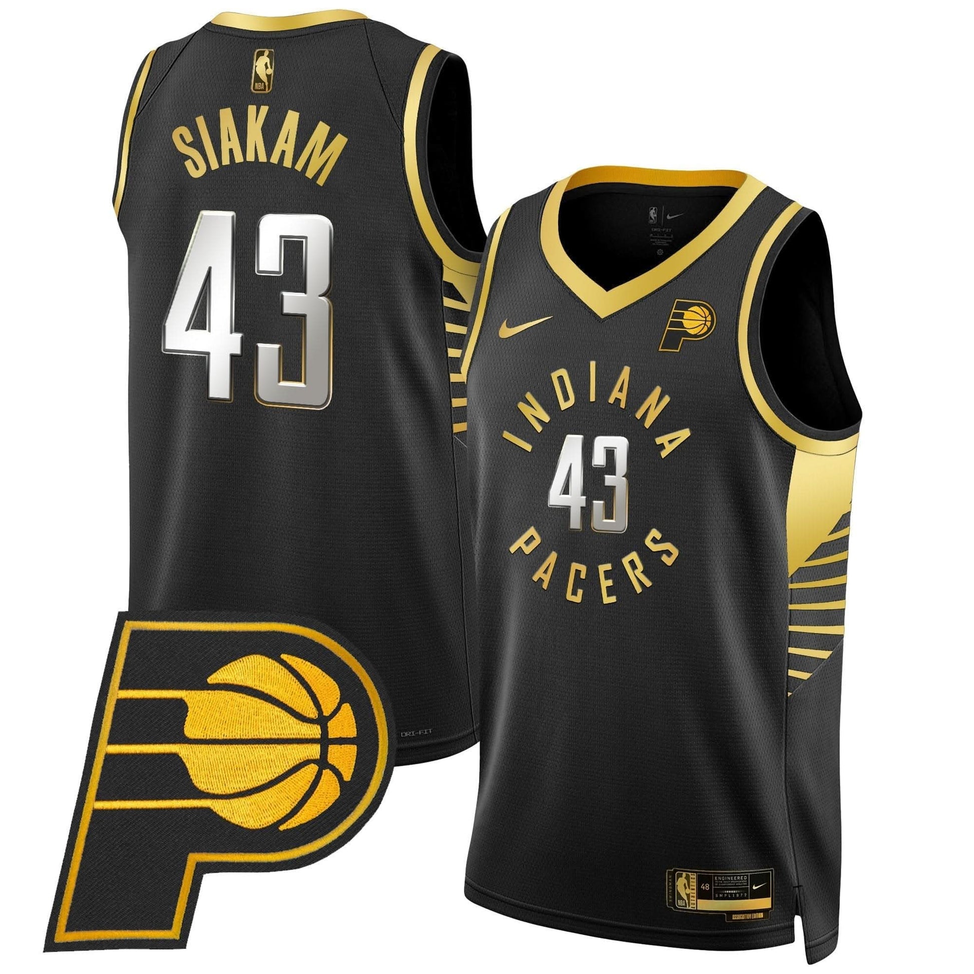 Indiana Pacers Swingman Jersey V2 - All Stitched