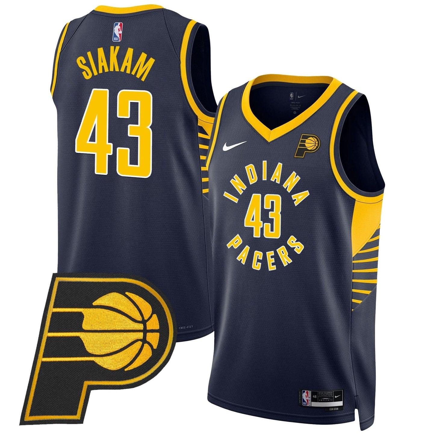 Indiana Pacers Swingman Jersey V2 - All Stitched