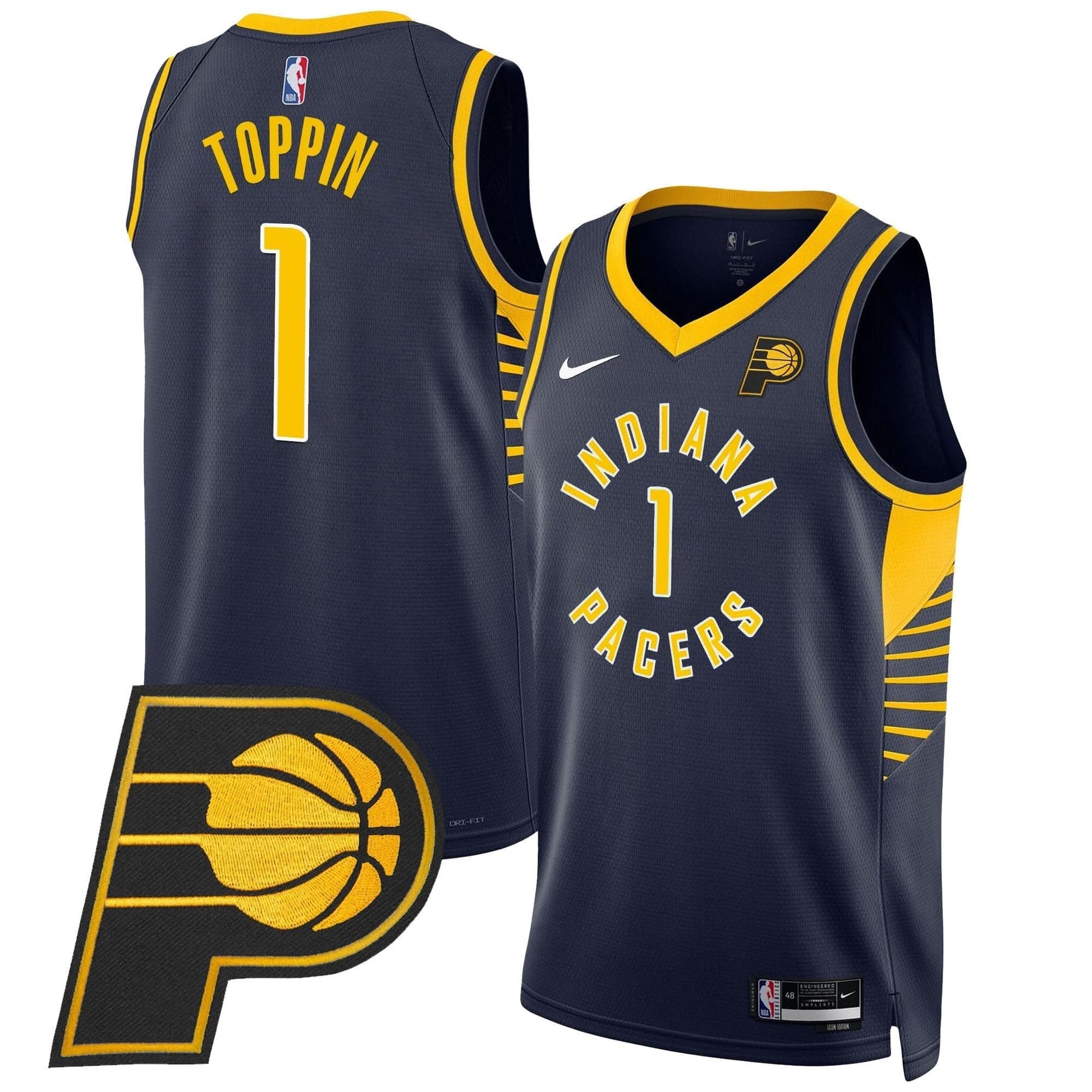 Indiana Pacers Swingman Jersey V2 - All Stitched