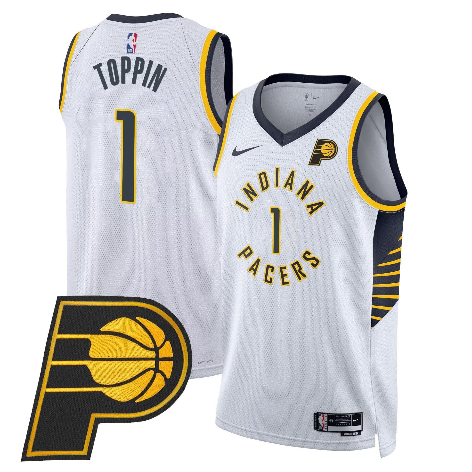 Indiana Pacers Swingman Jersey V2 - All Stitched