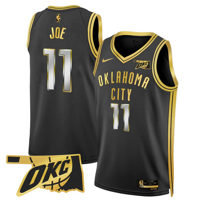 Oklahoma City Thunder Swingman Jersey - Oklahoma Patch - All Stitched