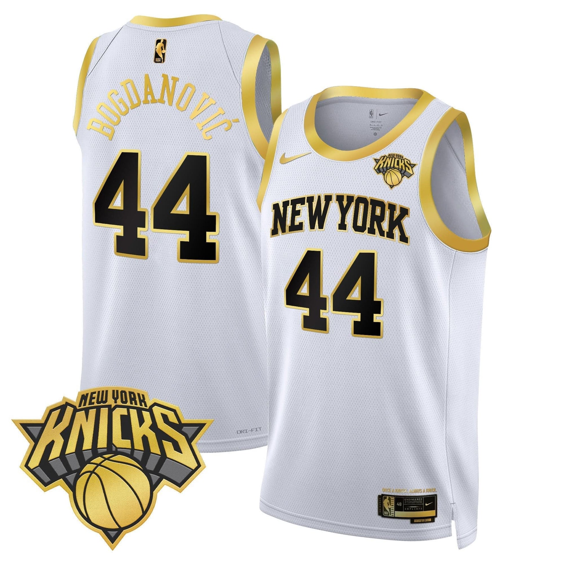 New York Knicks Swingman Jersey V2 - All Stitched