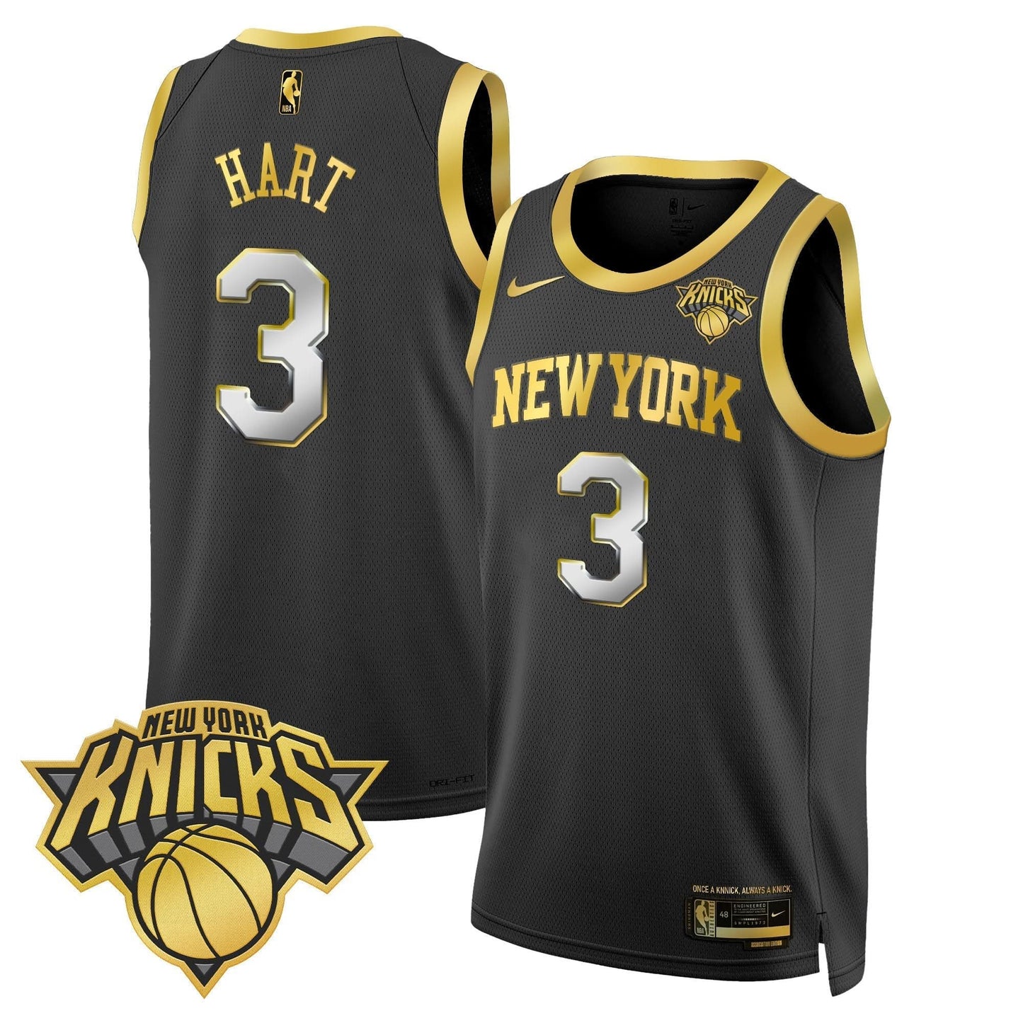 New York Knicks Swingman Jersey V2 - All Stitched