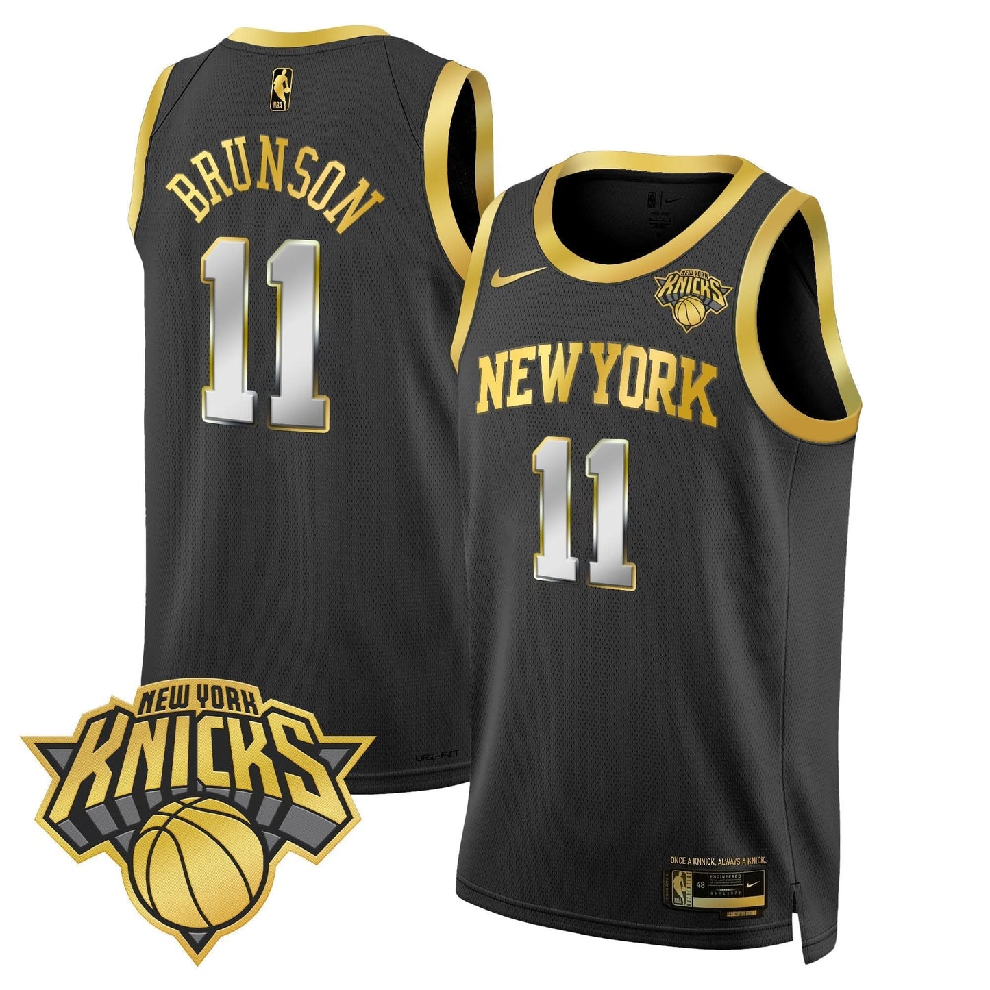 New York Knicks Swingman Jersey V2 - All Stitched