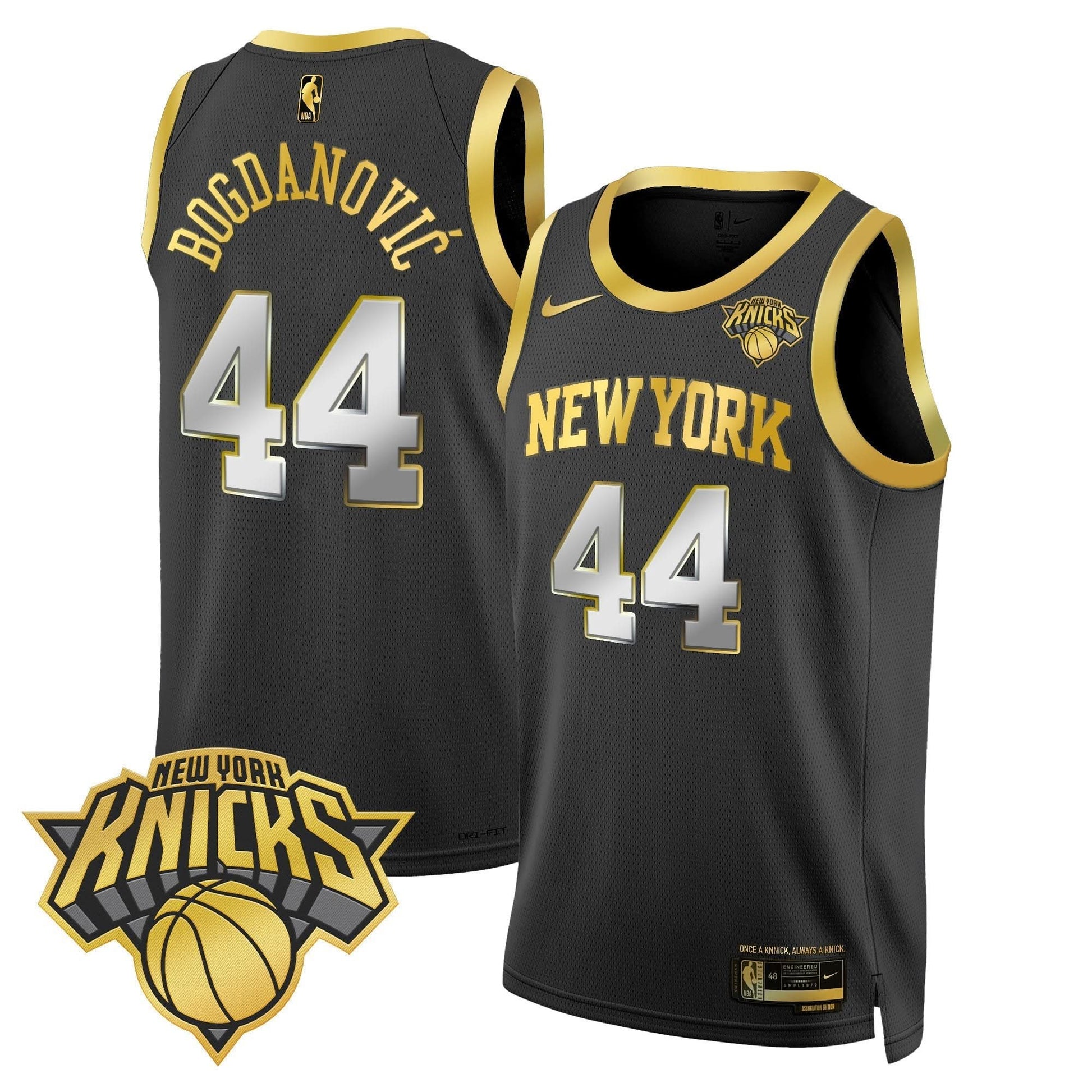 New York Knicks Swingman Jersey V2 - All Stitched