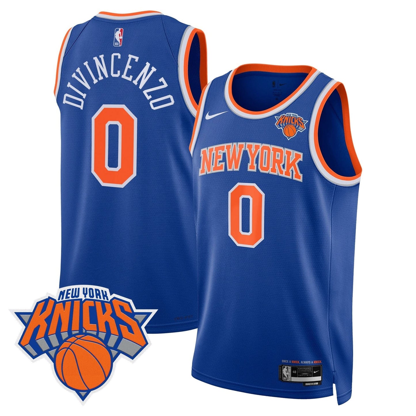 New York Knicks Swingman Jersey V2 - All Stitched