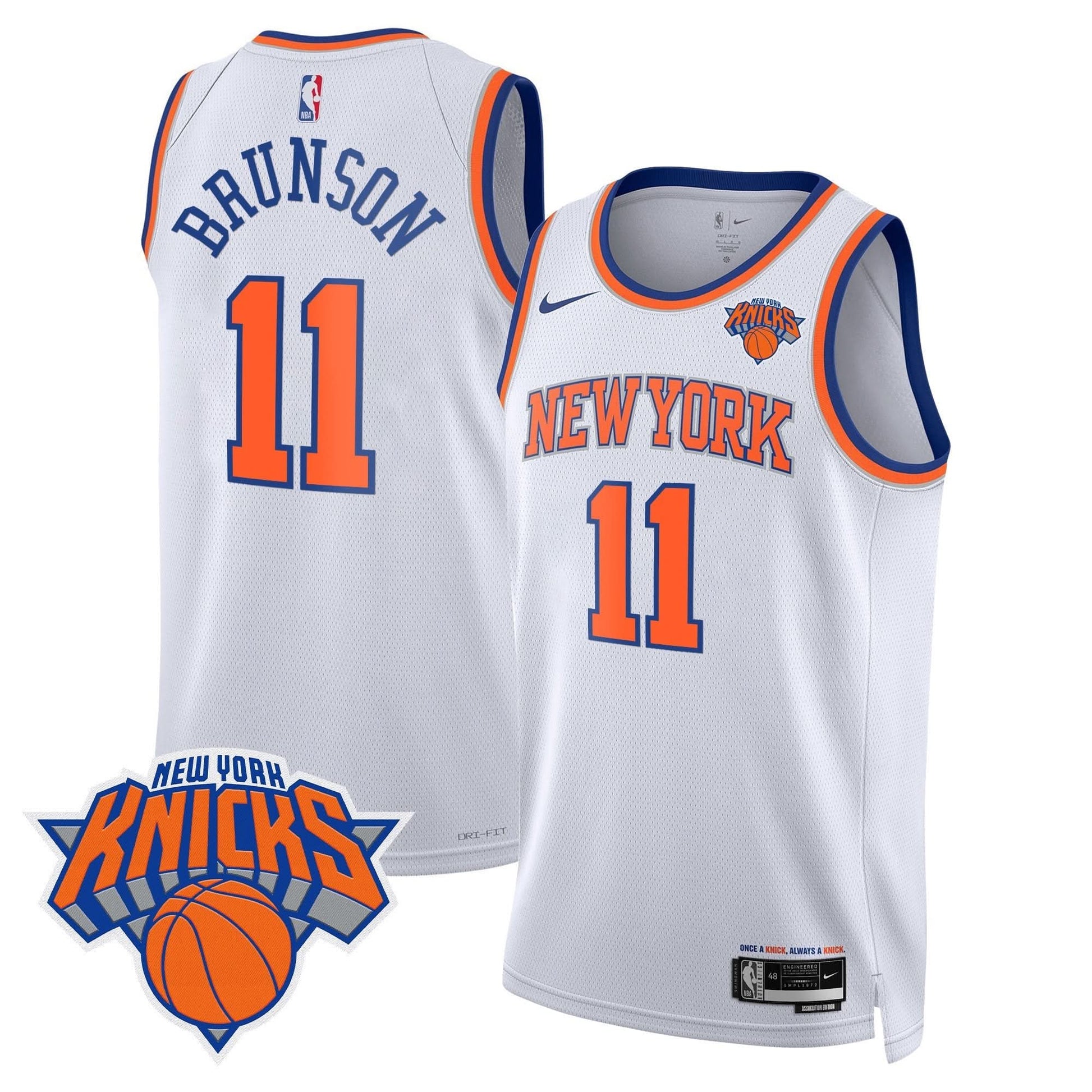 New York Knicks Swingman Jersey V2 - All Stitched
