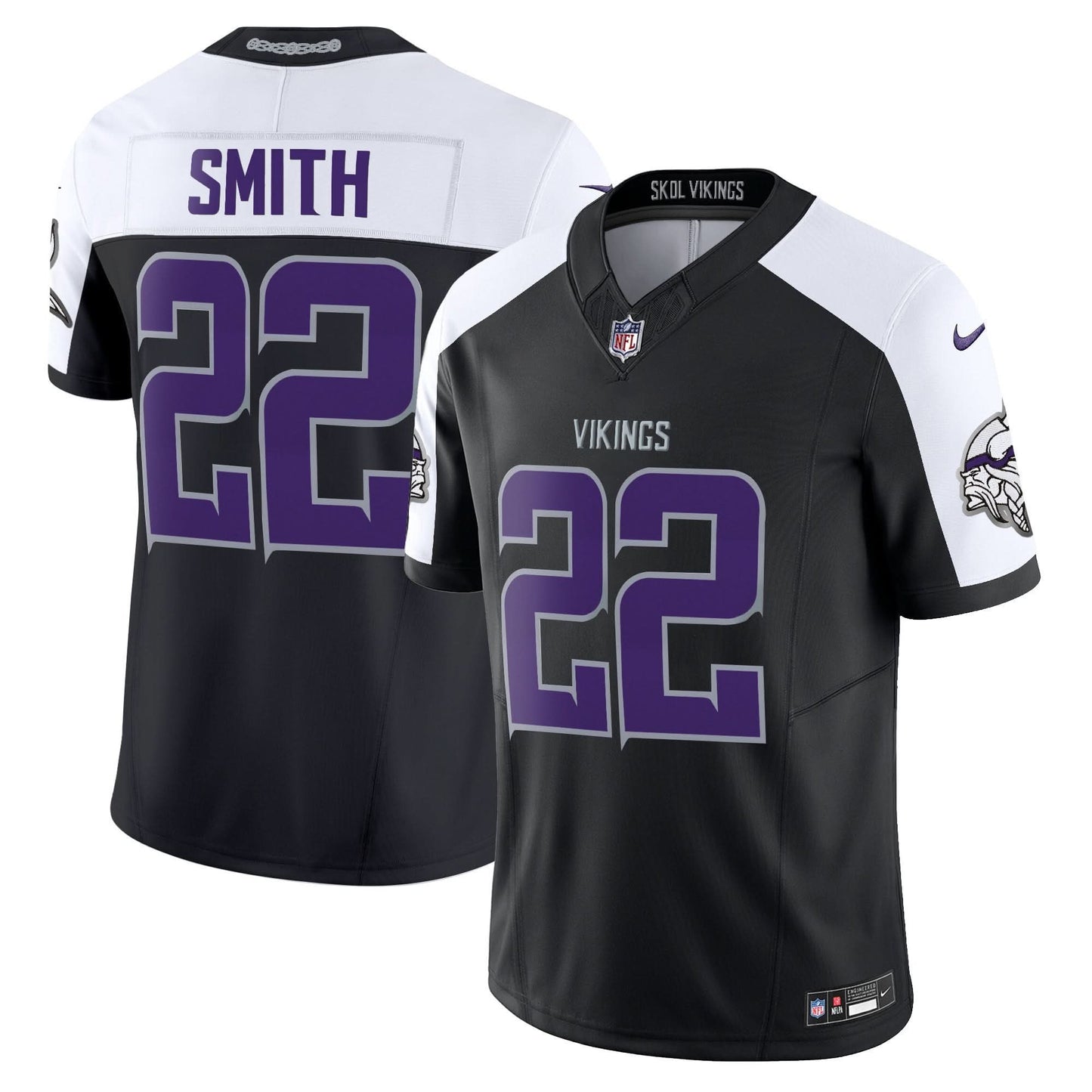 Minnesota Vikings 2024 Winter Warrior Vapor Limited Jersey - All Stitched