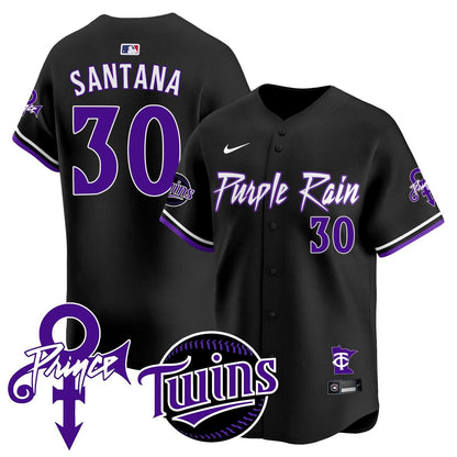 Minnesota Twins Prince Patch Vapor Premier Limited Jersey N1 - All Stitched