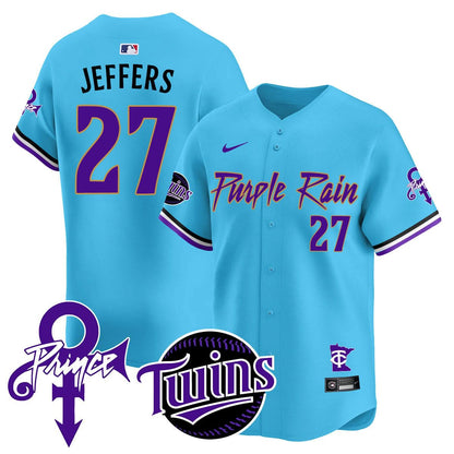 Minnesota Twins Prince Patch Vapor Premier Limited Jersey N1 - All Stitched