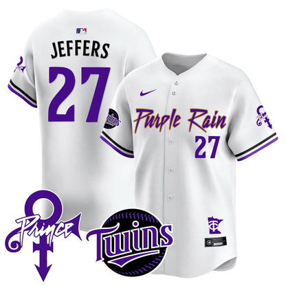 Minnesota Twins Prince Patch Vapor Premier Limited Jersey N1 - All Stitched