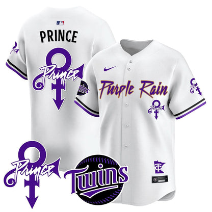 Minnesota Twins Prince Patch Vapor Premier Limited Jersey N1 - All Stitched