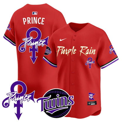 Minnesota Twins Prince Patch Vapor Premier Limited Jersey N1 - All Stitched