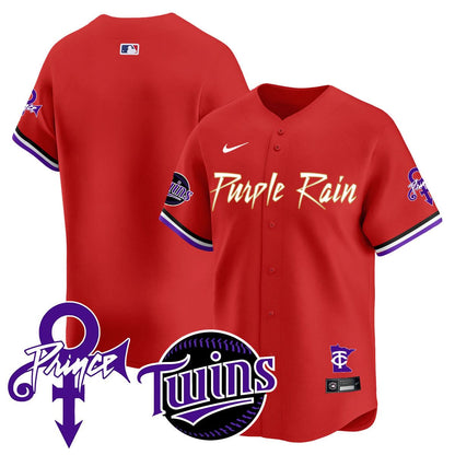 Minnesota Twins Prince Patch Vapor Premier Limited Jersey N1 - All Stitched