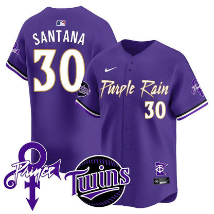 Minnesota Twins Prince Patch Vapor Premier Limited Jersey N1 - All Stitched