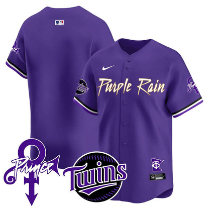 Minnesota Twins Prince Patch Vapor Premier Limited Jersey N1 - All Stitched
