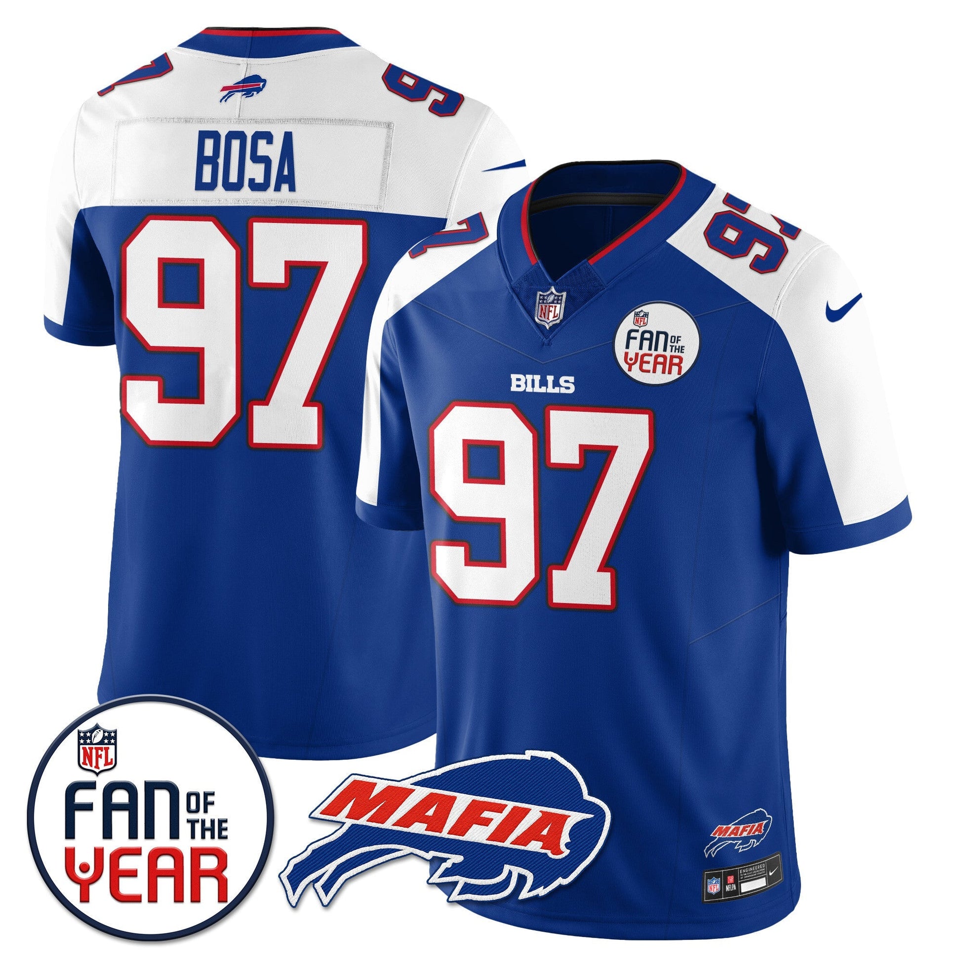 Buffalo Bills "Fan Of The Year" Jersey - All Stitched