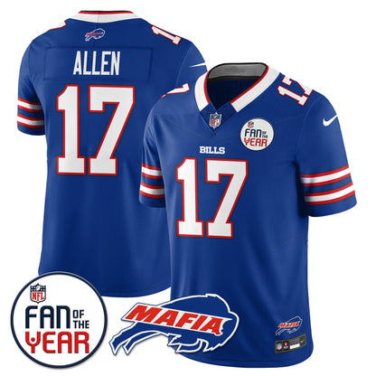 Buffalo Bills "Fan Of The Year" Jersey - All Stitched