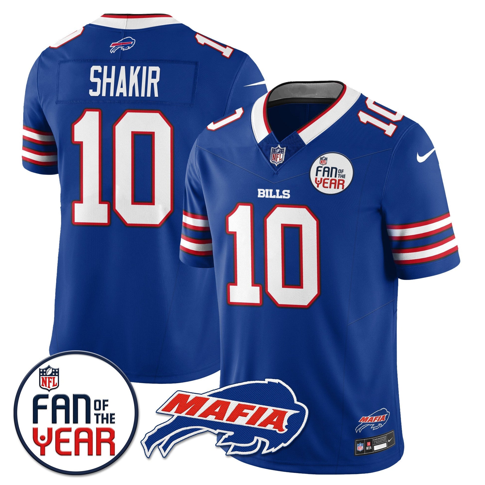 Buffalo Bills "Fan Of The Year" Jersey - All Stitched