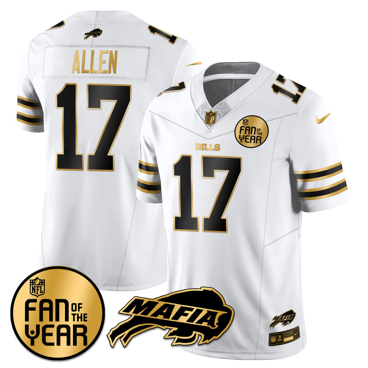 Buffalo Bills "Fan Of The Year" Jersey - All Stitched