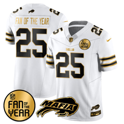 Buffalo Bills "Fan Of The Year" Jersey - All Stitched