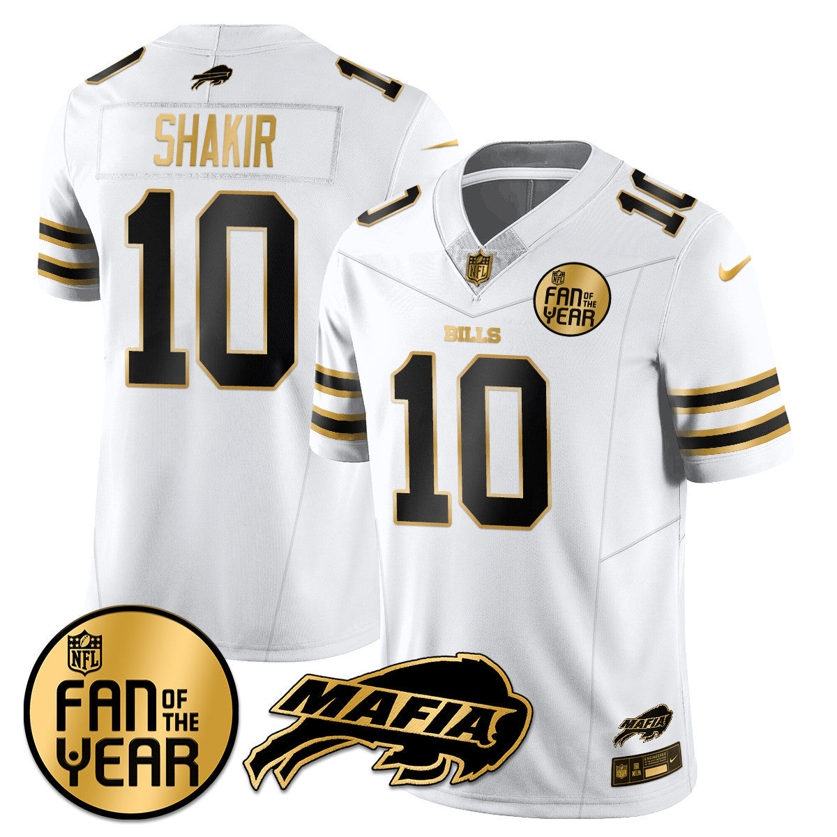 Buffalo Bills "Fan Of The Year" Jersey - All Stitched