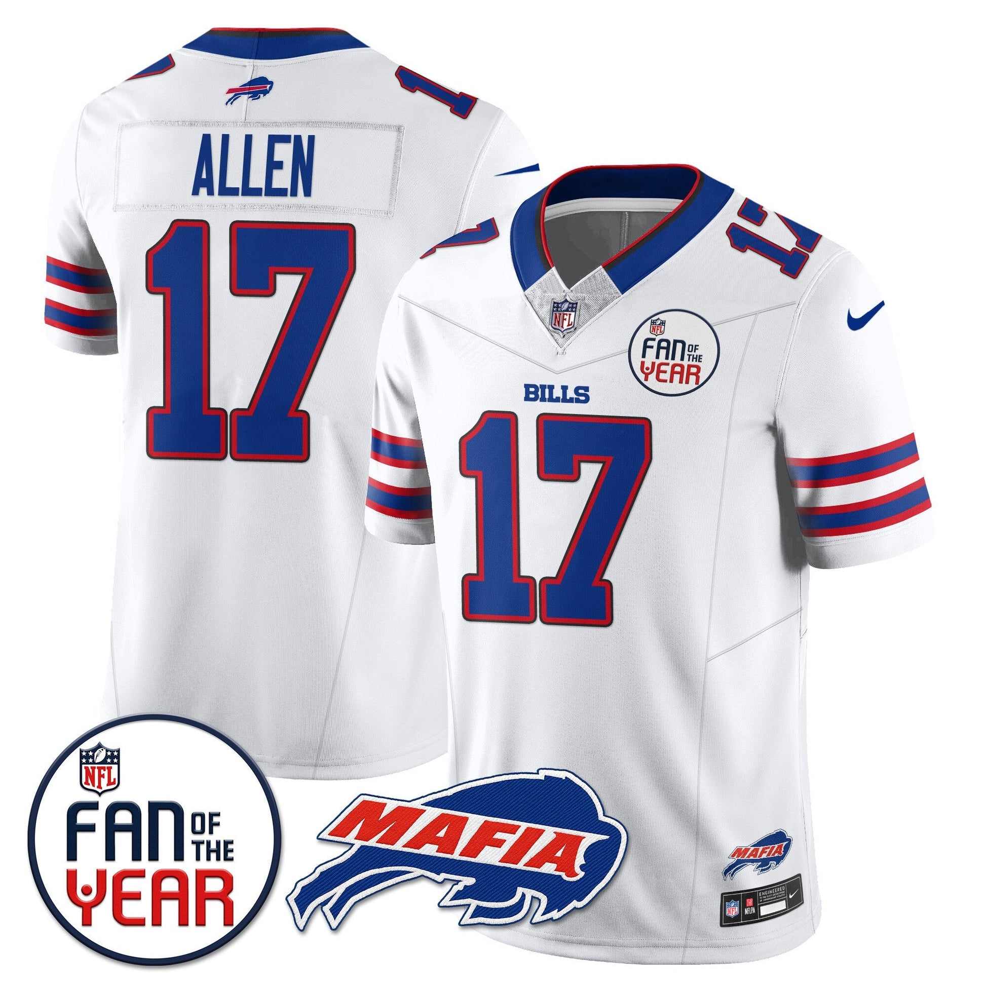 Buffalo Bills "Fan Of The Year" Jersey - All Stitched