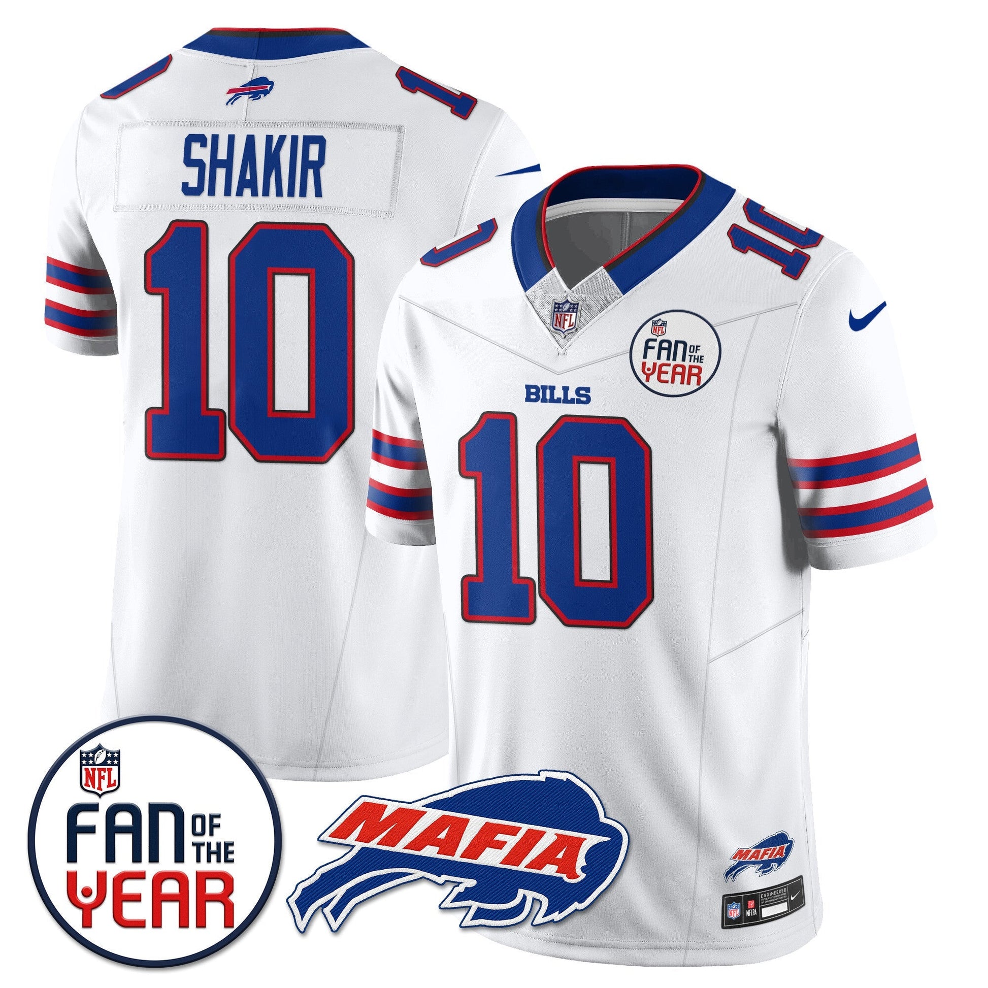 Buffalo Bills "Fan Of The Year" Jersey - All Stitched